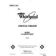 WHIRLPOOL EV150NXWN03 Parts Catalog WHIRLPOOL EV150NXWN03 Parts Catalog