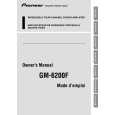 PIONEER GM6200F Owners Manual PIONEER GM6200F Owners Manual