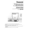 PANASONIC UB8325 Owners Manual PANASONIC UB8325 Owners Manual