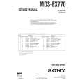 SONY MDSEX770 Service Manual SONY MDSEX770 Service Manual