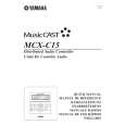 YAMAHA MCXC15 Owners Manual YAMAHA MCXC15 Owners Manual