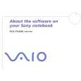 SONY PCG-FX601 VAIO Software Manual SONY PCG-FX601 VAIO Software Manual