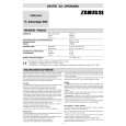 ZANUSSI TLADVANTAGE800 Owners Manual ZANUSSI TLADVANTAGE800 Owners Manual