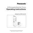 PANASONIC ER214 Owners Manual PANASONIC ER214 Owners Manual