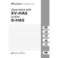 PIONEER XV-HA5/NTXJ Owners Manual PIONEER XV-HA5/NTXJ Owners Manual