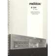 REVOX B226 Owners Manual REVOX B226 Owners Manual