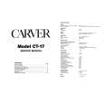 CARVER CT-17 Service Manual CARVER CT-17 Service Manual