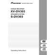 PIONEER XV-DV303 Owners Manual PIONEER XV-DV303 Owners Manual