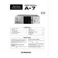 PIONEER A-7 Owners Manual PIONEER A-7 Owners Manual