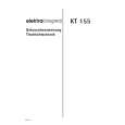 ELEKTRA KT155 Owners Manual ELEKTRA KT155 Owners Manual