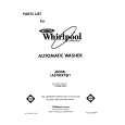 WHIRLPOOL LA5700XTF1 Parts Catalog WHIRLPOOL LA5700XTF1 Parts Catalog