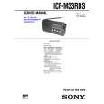 SONY ICFM33RDS Service Manual SONY ICFM33RDS Service Manual
