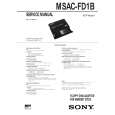 SONY MSAC-FD1B Service Manual SONY MSAC-FD1B Service Manual