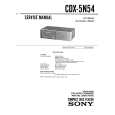 SONY CDX-5N54 Service Manual SONY CDX-5N54 Service Manual