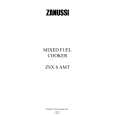 ZANUSSI ZSX6AMT Owners Manual ZANUSSI ZSX6AMT Owners Manual