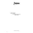 ZOPPAS PR252-1 Owners Manual ZOPPAS PR252-1 Owners Manual