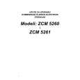 ZANUSSI ZCM5260 Owners Manual ZANUSSI ZCM5260 Owners Manual