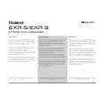 ROLAND EXR-3 Owners Manual ROLAND EXR-3 Owners Manual