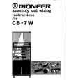 PIONEER CB-7W Owners Manual PIONEER CB-7W Owners Manual