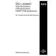AEG LAV4759 Owners Manual AEG LAV4759 Owners Manual