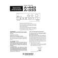 PIONEER A333 Owners Manual PIONEER A333 Owners Manual