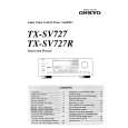 ONKYO TXSV727R Owners Manual ONKYO TXSV727R Owners Manual