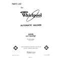 WHIRLPOOL LA7700XPW1 Parts Catalog WHIRLPOOL LA7700XPW1 Parts Catalog