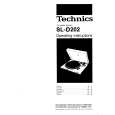 TECHNICS SLD202 Owners Manual TECHNICS SLD202 Owners Manual