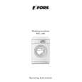 FORS WE1400 Owners Manual FORS WE1400 Owners Manual