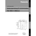 PANASONIC FAWA11 Owners Manual PANASONIC FAWA11 Owners Manual