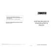 ZANUSSI ZK21/6 Owners Manual ZANUSSI ZK21/6 Owners Manual