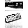 SHARP PC1450 Owners Manual SHARP PC1450 Owners Manual