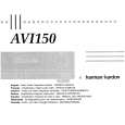 HARMAN KARDON AVI150 Owners Manual HARMAN KARDON AVI150 Owners Manual