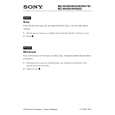 SONY MZNH9000 Owners Manual SONY MZNH9000 Owners Manual