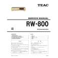 TEAC RW-800 Service Manual TEAC RW-800 Service Manual