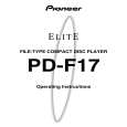 PIONEER PD-F17 Owners Manual PIONEER PD-F17 Owners Manual