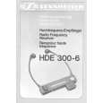 SENNHEISER HDE 300-6 Owners Manual SENNHEISER HDE 300-6 Owners Manual