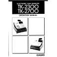 CASIO TK-2700 Owners Manual CASIO TK-2700 Owners Manual