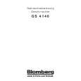BLOMBERG GS4140 Owners Manual BLOMBERG GS4140 Owners Manual