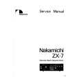 NAKAMICHI ZX7 Service Manual NAKAMICHI ZX7 Service Manual