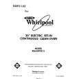 WHIRLPOOL RS630PXK2 Parts Catalog WHIRLPOOL RS630PXK2 Parts Catalog