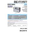 SONY DSCFX77 Service Manual SONY DSCFX77 Service Manual