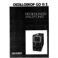 GRUNDIG OSZILLOSKOPGO15Z Owners Manual GRUNDIG OSZILLOSKOPGO15Z Owners Manual