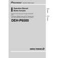PIONEER DEH-P6500/XM/UC Owners Manual PIONEER DEH-P6500/XM/UC Owners Manual