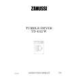 ZANUSSI TD4112W Owners Manual ZANUSSI TD4112W Owners Manual