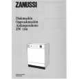 ZANUSSI ZW106 Owners Manual ZANUSSI ZW106 Owners Manual