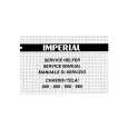 IMPERIAL 880 CHASSIS Service Manual IMPERIAL 880 CHASSIS Service Manual