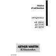 ARTHUR MARTIN ELECTROLUX AR2805C Owners Manual ARTHUR MARTIN ELECTROLUX AR2805C Owners Manual