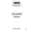 AEG ZCG 531 Owners Manual AEG ZCG 531 Owners Manual