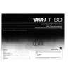 YAMAHA T-60 Owners Manual YAMAHA T-60 Owners Manual